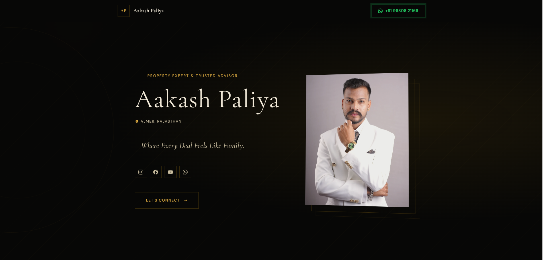Property Expert - Aakash Paliya website example