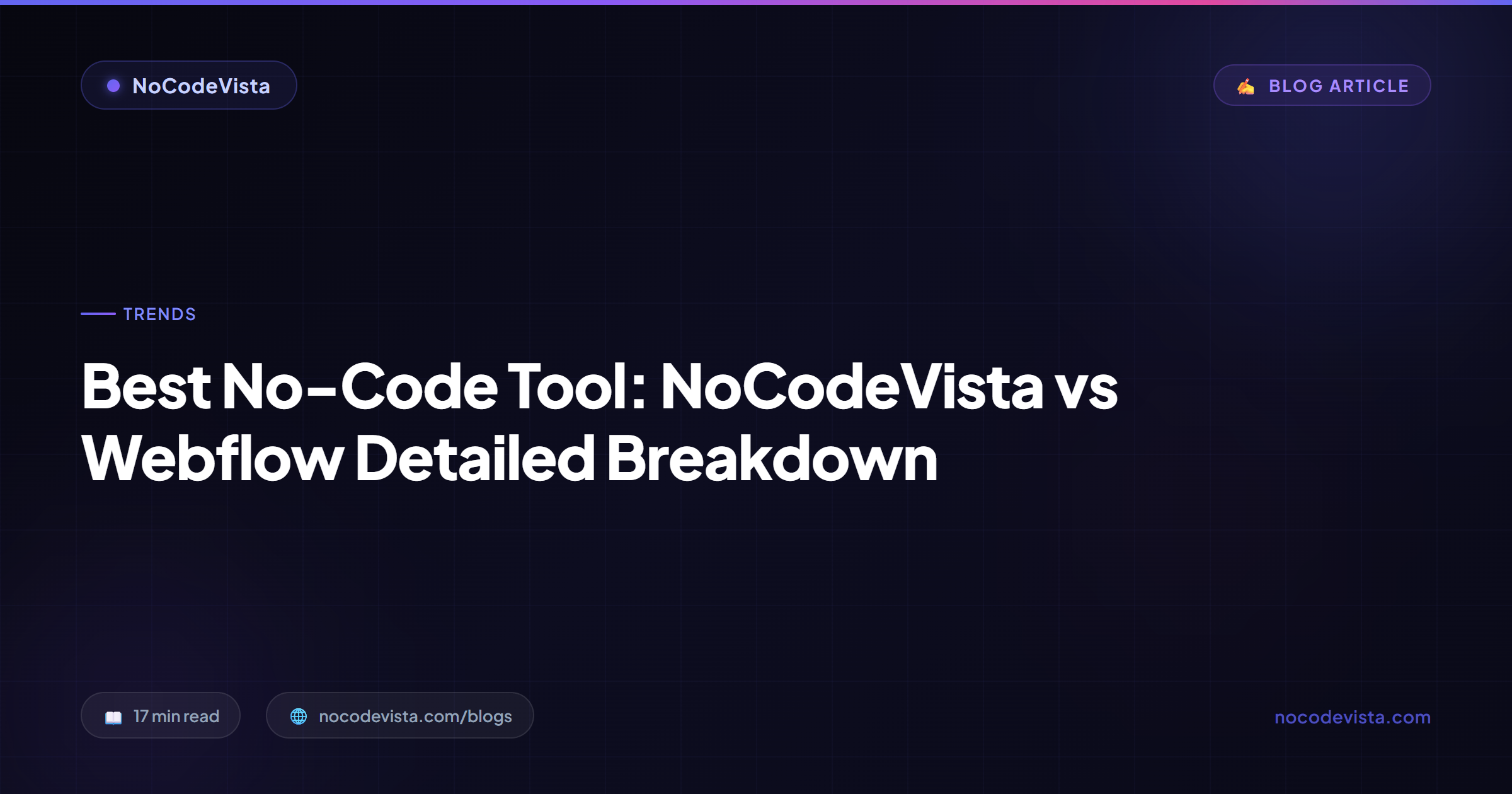 NoCodeVista vs Webflow (2026): Fast or Custom? | NoCodeVista